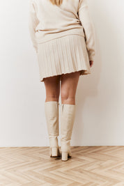 Pleated Co-Ord Mini Skirt