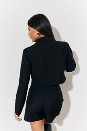 Cropped Tailored Blazer
