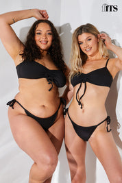 Sculpt and Control Crinkle Ruche Front Bikini Top