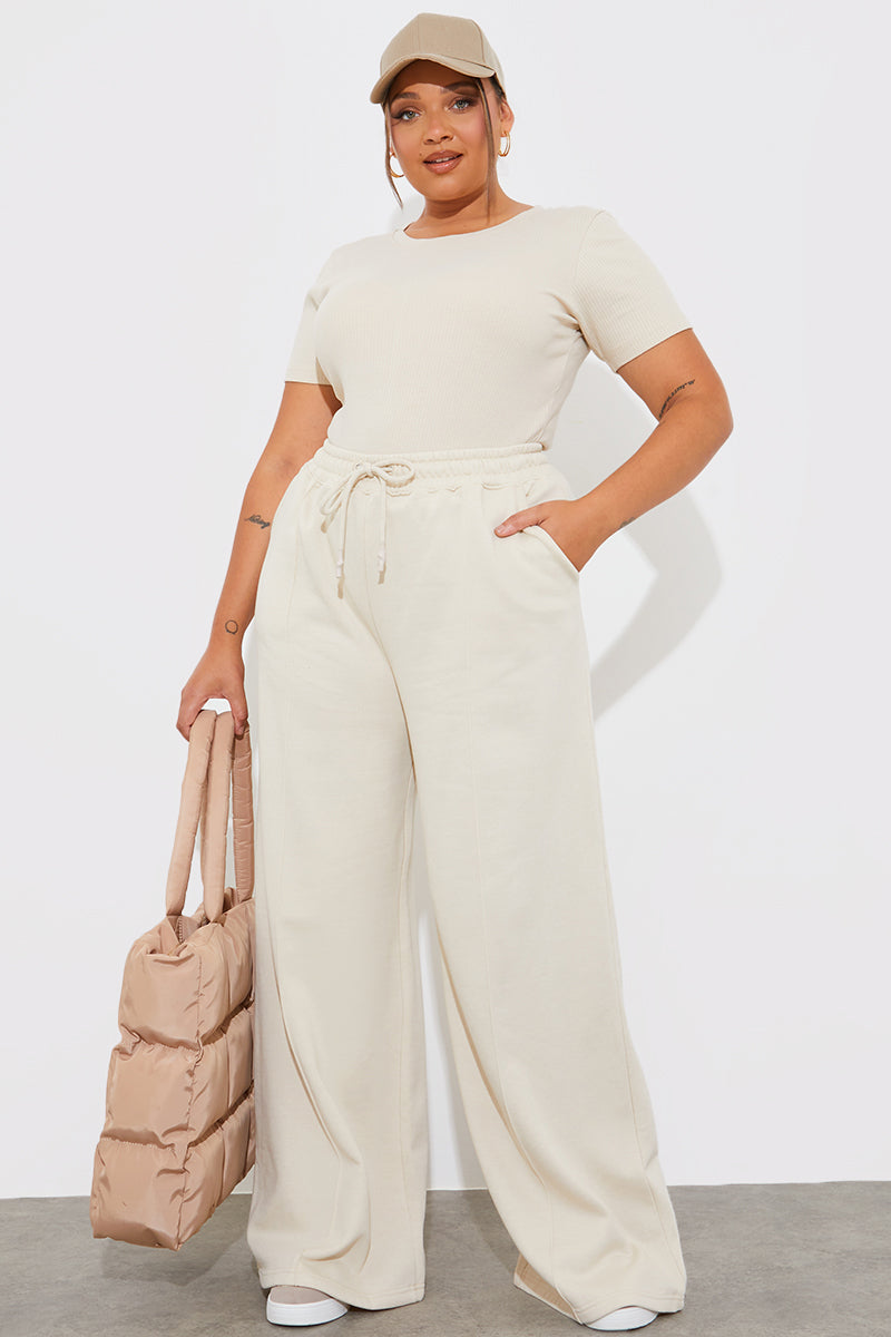 Ribbed Crew Neck Short Sleeve Bodysuit