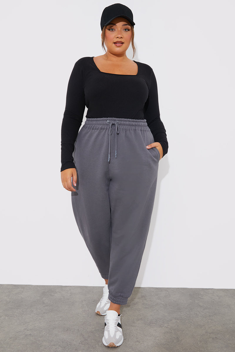 More Sustainable Ribbed Square Neck Bodysuit