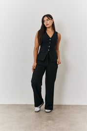 Longline Button Through Waistcoat