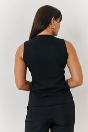 Longline Button Through Waistcoat