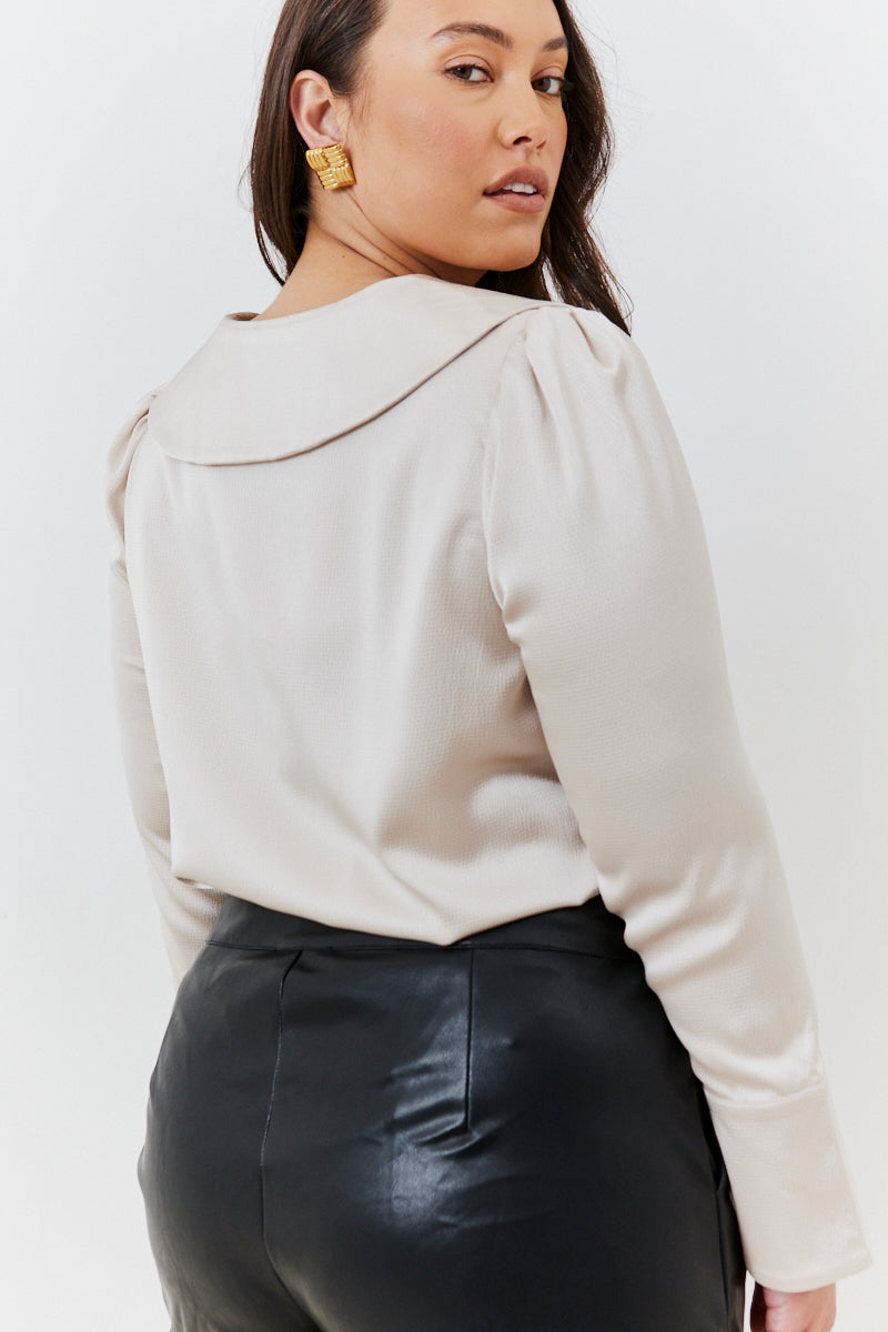 Oversized Collar Blouse