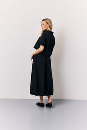 Black Co-Ord Cropped Shirt