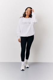 White Bride Slogan Sweatshirt