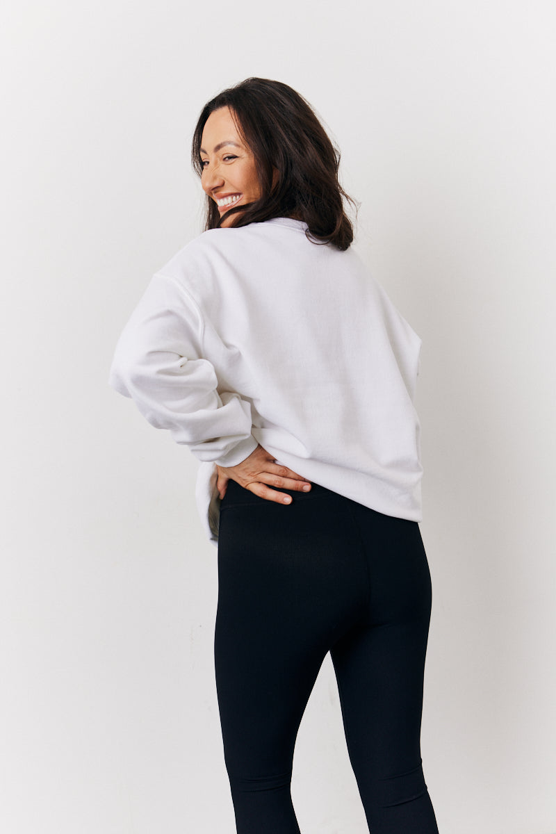 White Bride Slogan Sweatshirt
