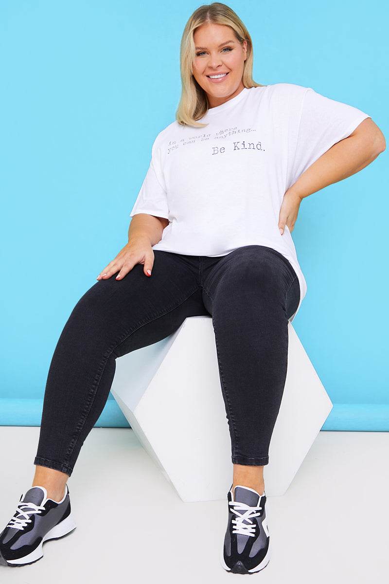 'IN A WORLD WHERE YOU CAN BE ANYTHING BE KIND' T-SHIRT