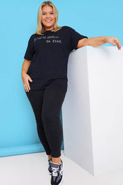 'IN A WORLD WHERE YOU CAN BE ANYTHING BE KIND' T-SHIRT