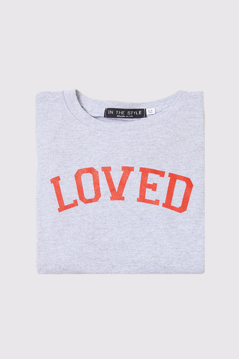 Kids Loved Slogan Tee