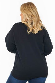 'YES, AND?' PRINTED SWEATSHIRT