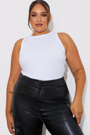 More Sustainable Ribbed Racer Vest