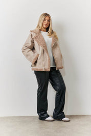 2 In 1 Aviator Coat Gilet