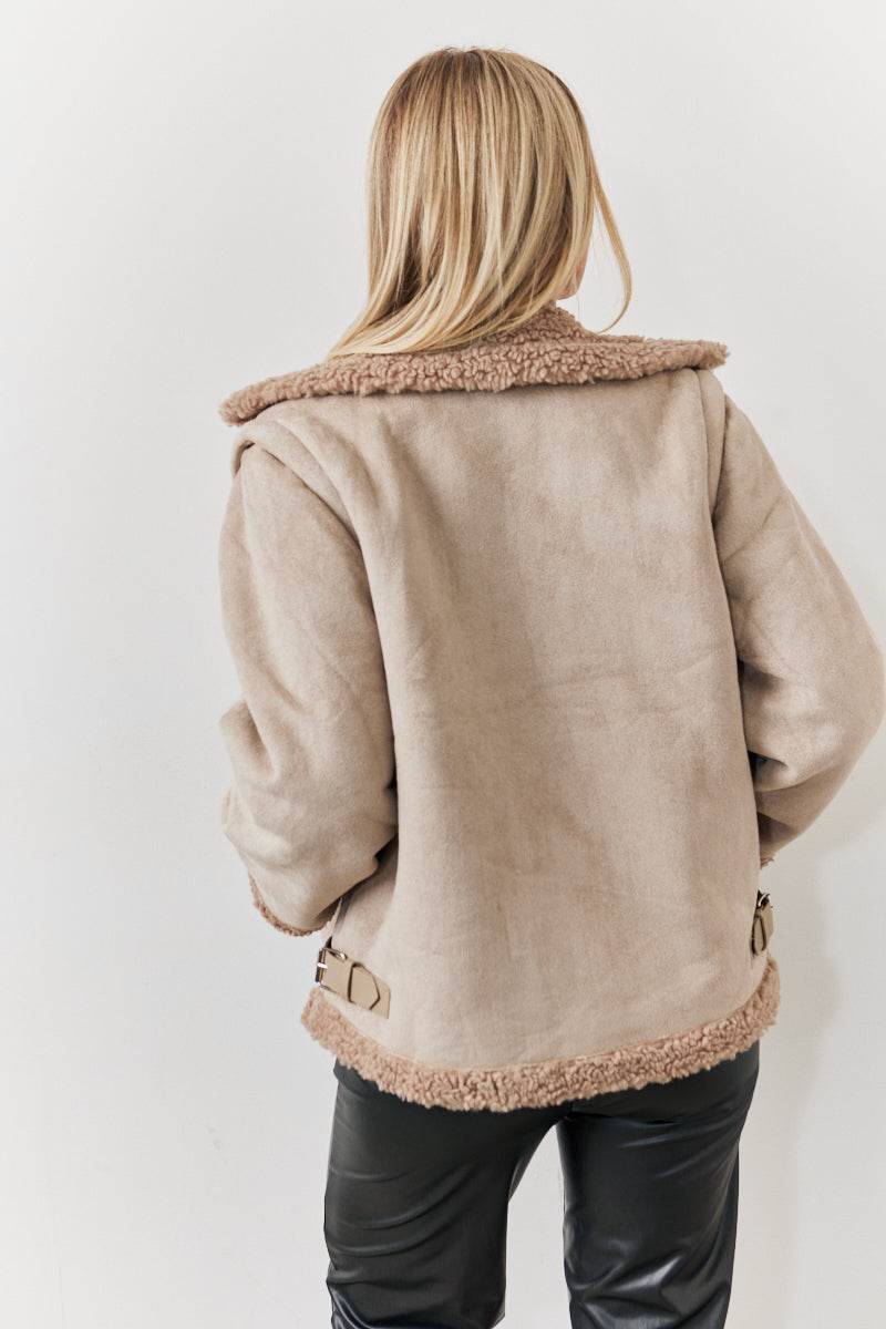 2 In 1 Aviator Coat Gilet