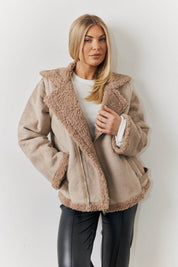 2 In 1 Aviator Coat Gilet