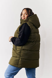Cinched Waist Gilet