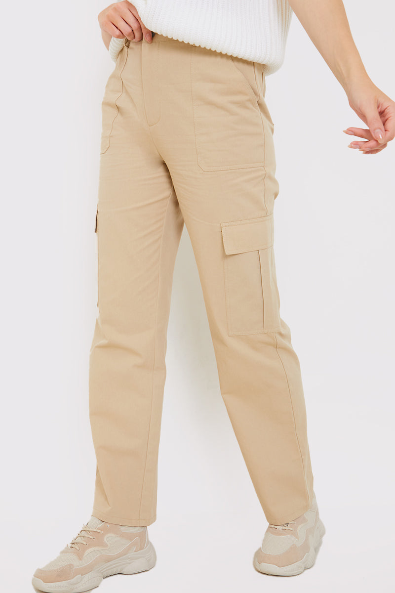 Cargo Trousers With Pocket Details
