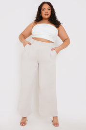Relaxed Wide Leg Trouser