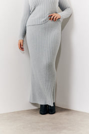 Fluffy Rib Co-Ord Midaxi Skirt
