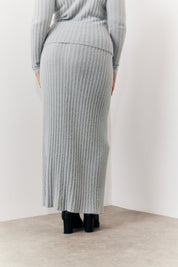 Fluffy Rib Co-Ord Midaxi Skirt