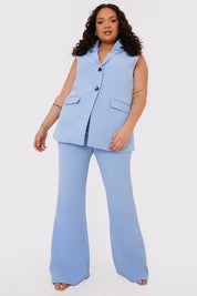 Sleeveless Oversized Blazer