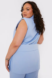 Sleeveless Oversized Blazer