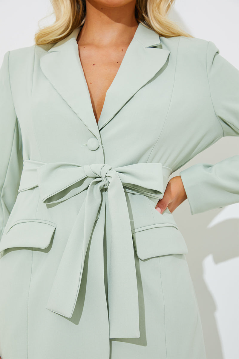 Tailored Belted Co-Ord Blazer