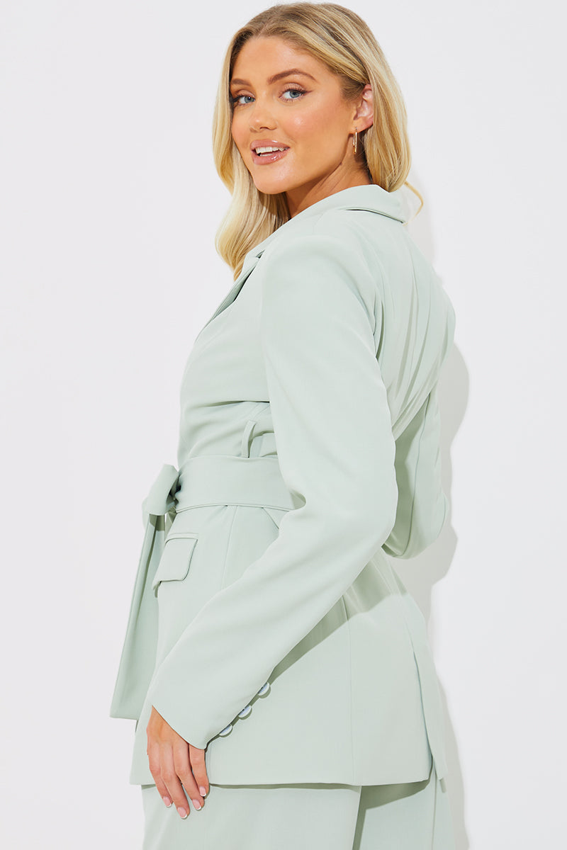 Tailored Belted Co-Ord Blazer