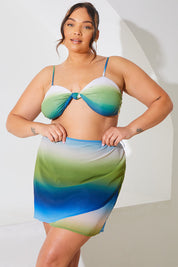 Ombre Print Tie Sarong