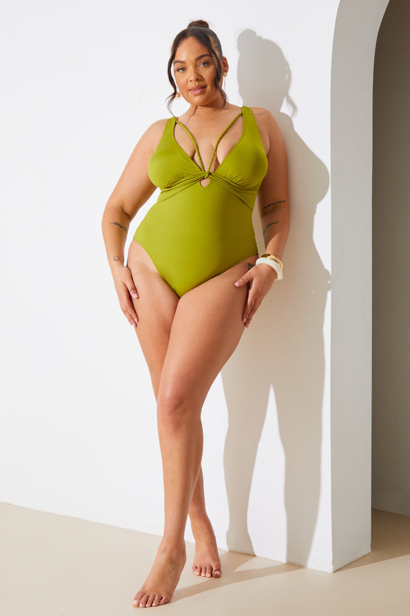 Plait Detail Swimsuit