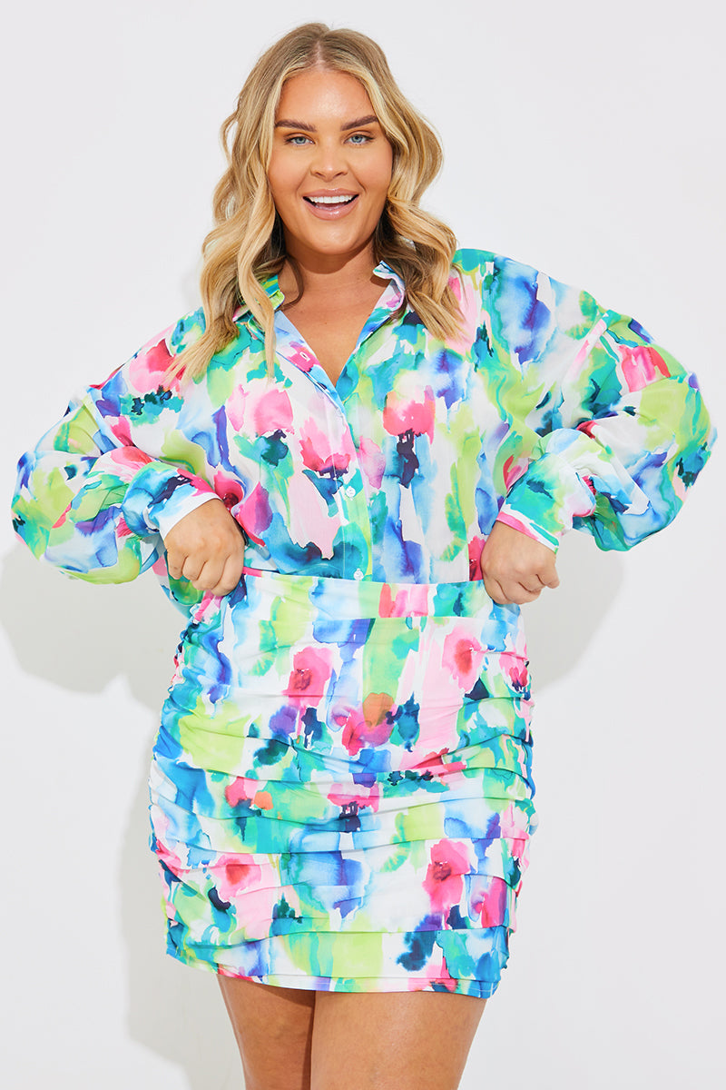 Printed Co-Ord Shirt