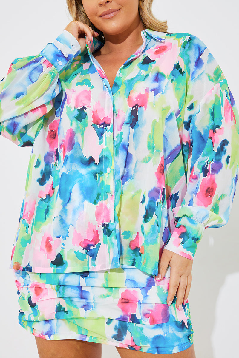 Printed Co-Ord Shirt