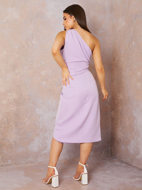 Asymmetric Skirt in Lilac