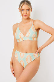 Control High Waist High Leg Bikini Bottoms