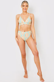 Control High Waist High Leg Bikini Bottoms
