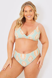 Control High Waist High Leg Bikini Bottoms