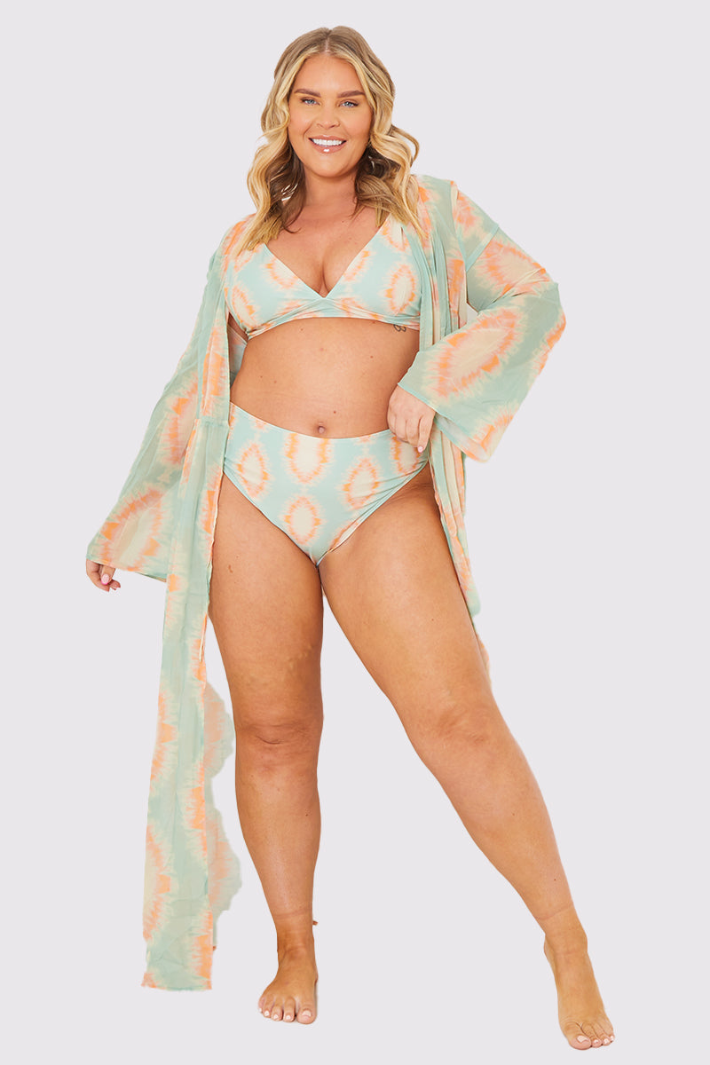 Control High Waist High Leg Bikini Bottoms