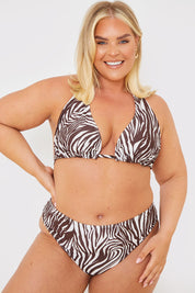 High Waisted High Leg Bikini Bottoms