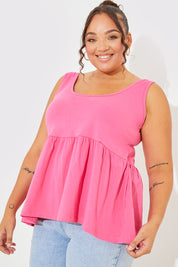 Tie Shoulder Smock Top