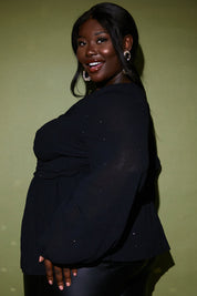 Diamante Embellished Blouse