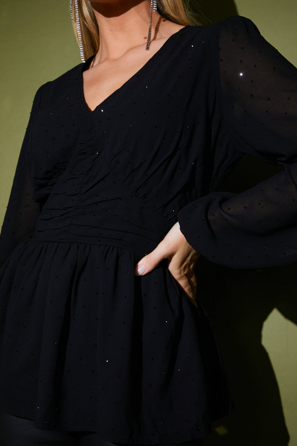 Diamante Embellished Blouse