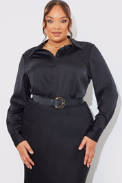 Matte Satin Blouse