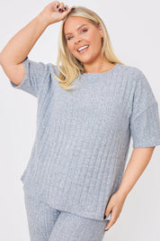 Brushed Rib T Shirt