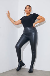 Short Sleeve Double Layer Slinky Bodysuit