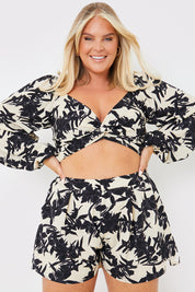 Knot Front Crop Top