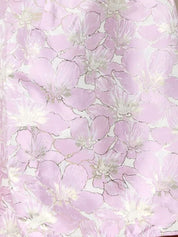 Cami Floral Jacquard Dip Hem Dress in Lilac