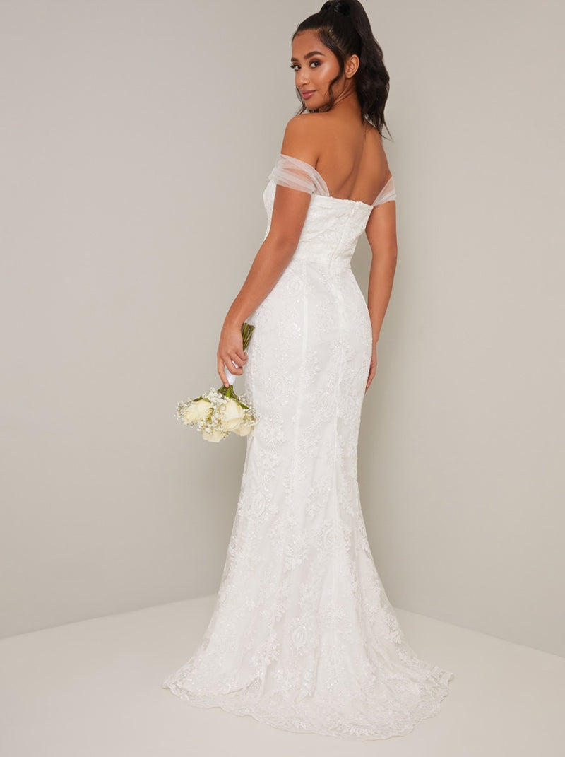 Custom Size Short Sleeves Bodycon Long Mermaid Wedding Dress - Ever-Pretty  UK
