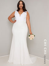 Chi Chi Curve Bridal Fern Dress