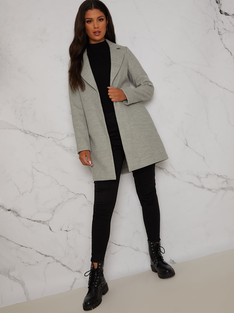 Lightweight Oversized Coat in Grey