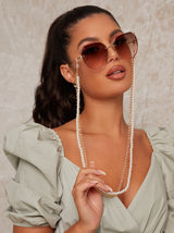 Pearl Sunglasses Chain in Gold